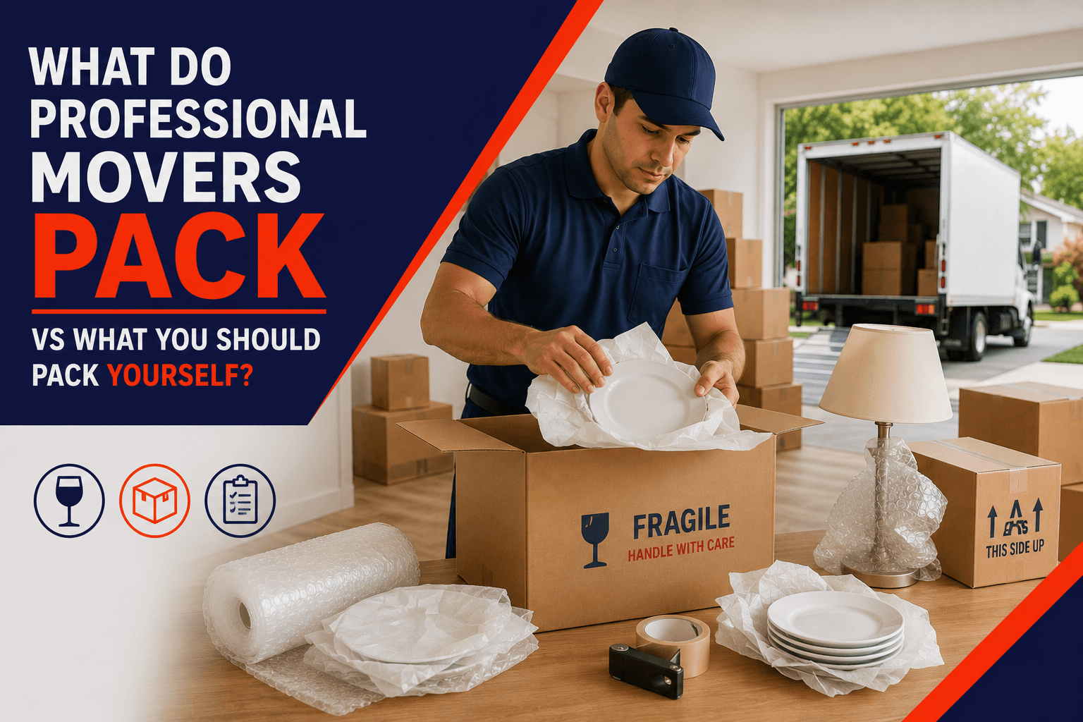 Dallas Local Moving: What to Pack Yourself vs. What Movers Pack